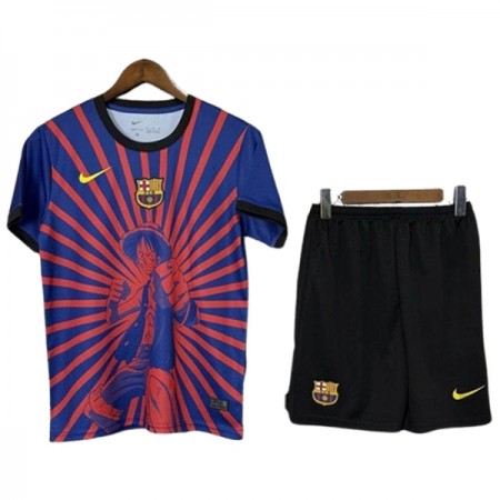 Camiseta de fútbol FC Barcelona x Luffy Special Edition Niño 2024-25 Camiseta de fútbol FC Barcelona x Luffy Special Edition Niño 2024-25